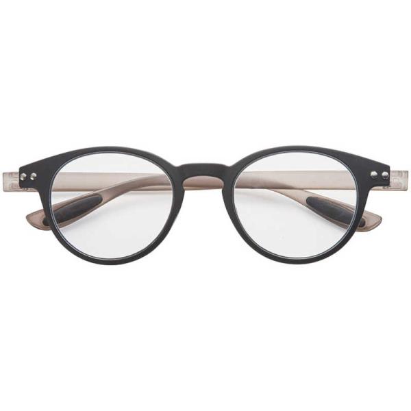 他サイト： 名古屋眼鏡　(度あり ＋1.00) 老眼鏡 (シニアグラス) カラフルック ブラック　5351_10の商品画像