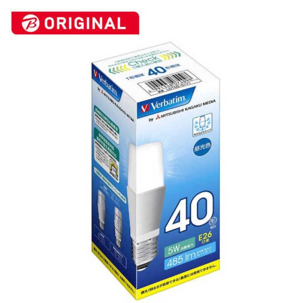 VERBATIMJAPAN@LEDd o[xC^(Verbatim) E26 F 40W T` Lz@LDT5D-G/V1
