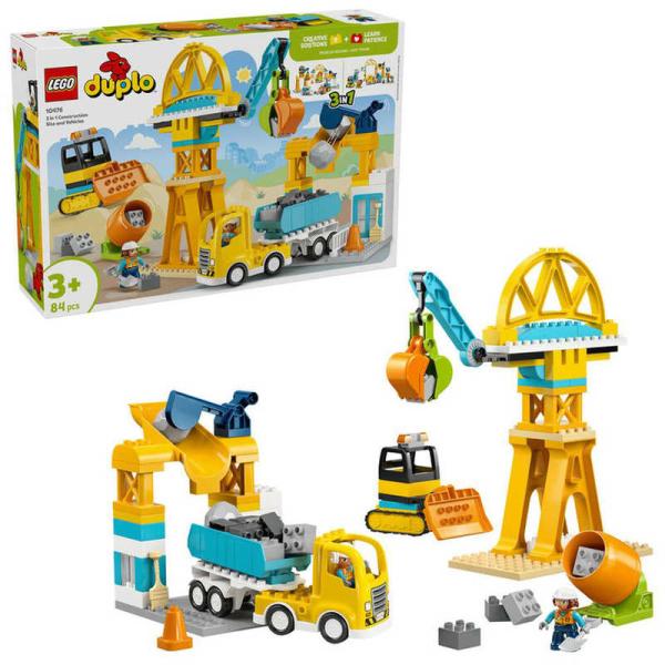 レゴジャパン　レゴ(LEGO) デュプロ 3 in 1 こうじげんば と のりもの　10476