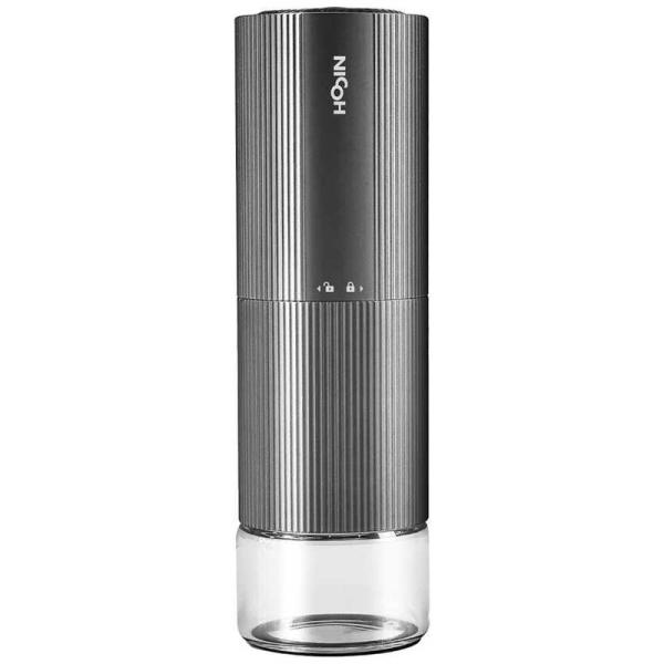 NICOH　ポータブル電動コーヒーグラインダー グレー　NKM11