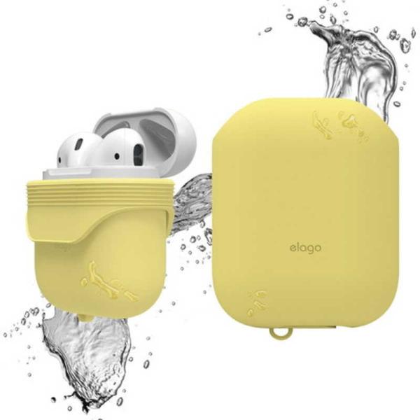 ELAGO�@AirPods WaterProof Case(�P�[�X)�@EL_APDCSSCWC_CY Creamy Yellow
