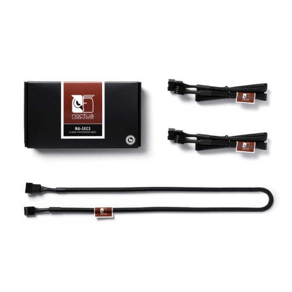 NOCTUA ファン用60cm延長ケーブル 3本入り NA-SEC3 : コジマYahoo!店