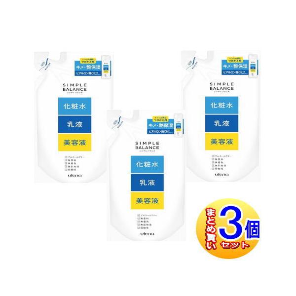 【3個セット】ウテナ シンプルバランスうるおいローション (つめかえ用) 200mL【小型宅配便】