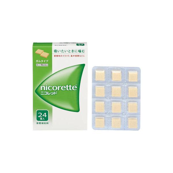 ［1回量：1日最大使用個数：使用開始時の1日の使用個数の目安（禁煙前の1日の喫煙本数）：使用開始時の1日の使用個数の目安（1日の使用個数）］1個：24個：20本以下：4〜6個1個：24個：21〜30本：6〜9個1個：24個：31本以上：9〜12個