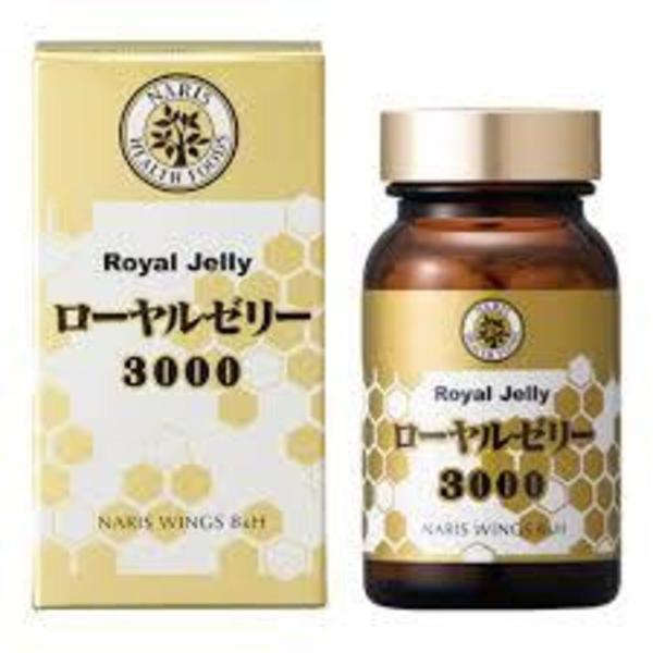 【商品名】　ナリス ローヤルゼリー 3000(520mg×120粒) 【商品説明】　・女王バチの命の源。40種を超える成分 【サイズ】　高さ : 5.80 cm　横幅 : 6.00 cm　奥行 : 19.80 cm　重量 : 240.0 g...