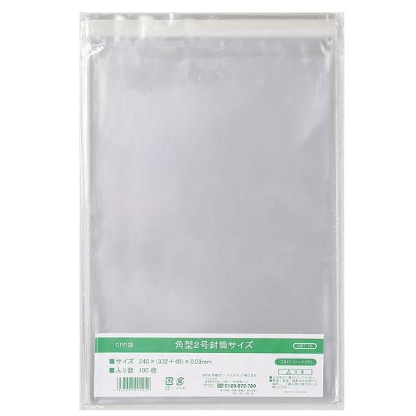 伊藤忠リーテイルリンク Opp袋 テープ付き 角形2号封筒サイズ 透明封筒 1セット 500枚 100枚入 5袋 Lohaco Paypayモール店 通販 Paypayモール
