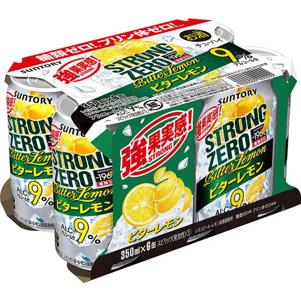 チューハイ 缶チューハイ 196 ストロングゼロ ビターレモン 350ml 6本 レモンサワー 酎ハイ サントリー Lohaco Paypayモール店 通販 Paypayモール