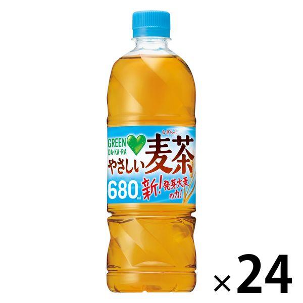 サントリー GREEN DA・KA・RA（グリーンダカラ）やさしい麦茶 680ml 1箱（24本入）