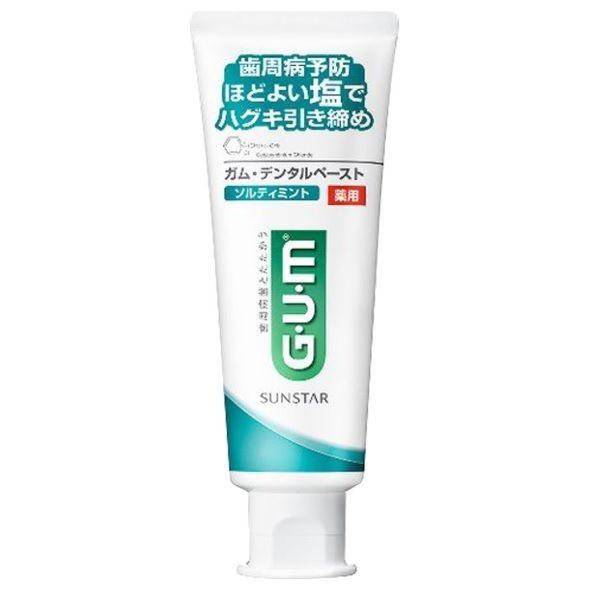 ガム デンタルペースト ソルティミント 150g サンスター Gum 歯磨き粉 原因菌を殺菌 除去 歯周病予防 口臭 塩 Lohaco Paypayモール店 通販 Paypayモール