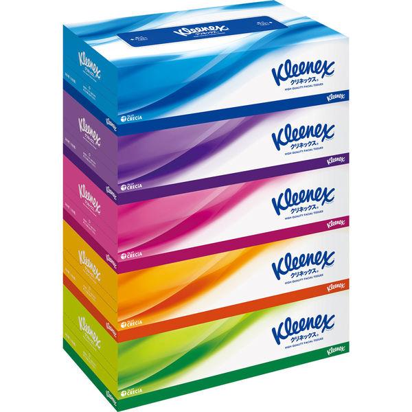 ティッシュペーパー 180組 5箱入 クリネックスティシュー 日本製紙クレシア Lohaco Paypayモール店 通販 Paypayモール