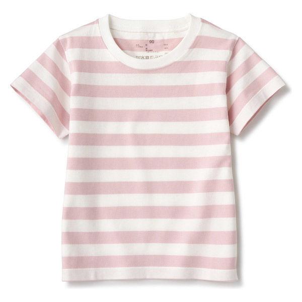 無印良品 インド綿天竺編みtシャツ ベビー 90 ピンクボーダー 良品計画 Lohaco Paypayモール店 通販 Paypayモール