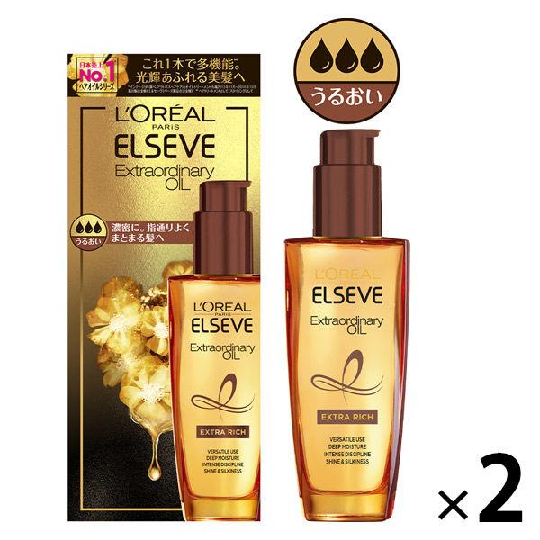 Ec限定 ロレアル パリ エルセーヴ エクストラリッチ フィニッシュ 100ml 2個 洗い流さない ヘアトリートメント 21days Lohaco Paypayモール店 通販 Paypayモール