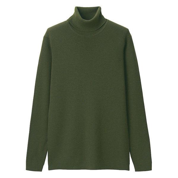 無印良品 首のチクチクを抑えたリブタートルネック洗えるセーター 紳士 M オリーブグリーン 良品計画 Lohaco Paypayモール店 通販 Paypayモール