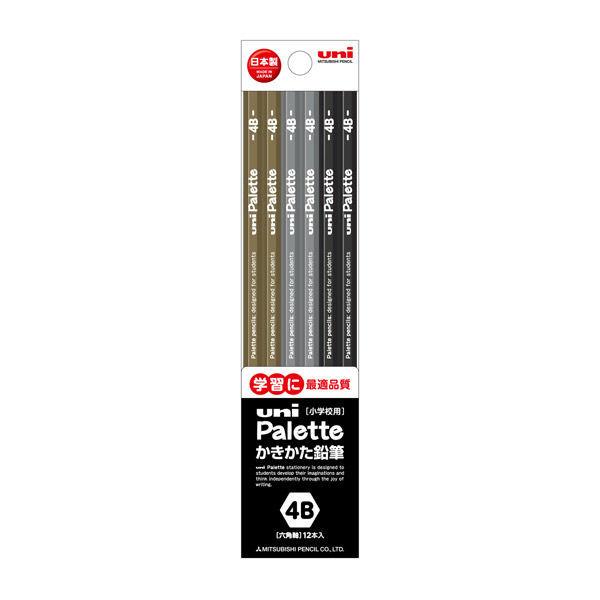 三菱鉛筆 Uni ユニパレット かきかた鉛筆 4b 六角軸 黒 Kb 1ダース 12本入 Lohaco Paypayモール店 通販 Paypayモール