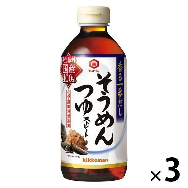 香る一番だし そうめんつゆ 500ml 1本 キッコーマン食品