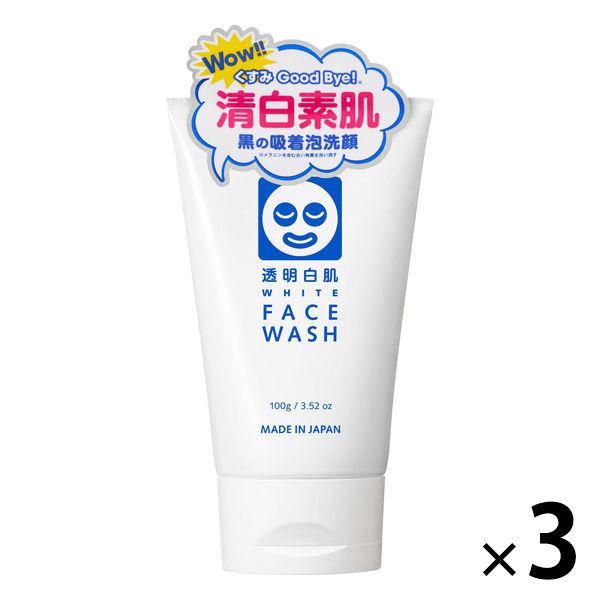 透明白肌 ホワイトフェイスウォッシュ （洗顔フォーム） 100g 石澤研究
