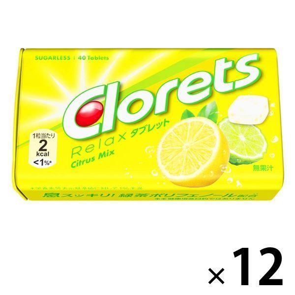 【セール】クロレッツ リラックスタブレット シトラスミックス 12個 モンデリーズ キャンディ タブレット