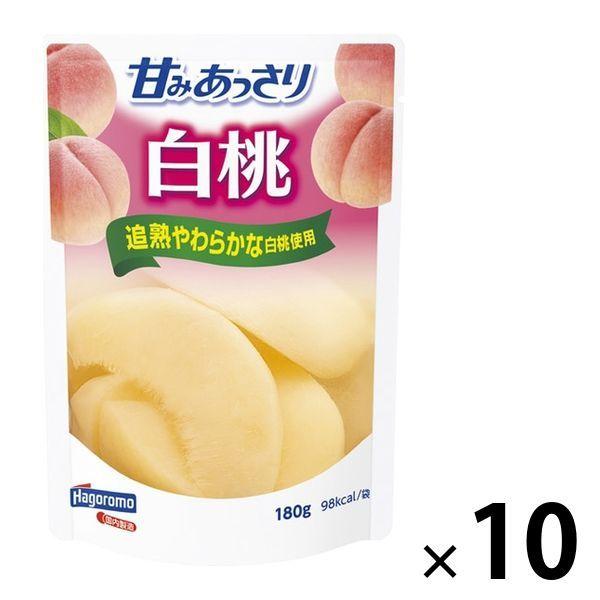 はごろもフーズ　甘みあっさり　白桃（パウチ）　１８０ｇ　１パック