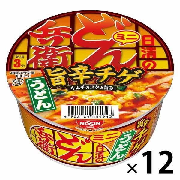 日清食品 日清のどん兵衛 旨辛チゲうどんミニ 12個 Lohaco Paypayモール店 通販 Paypayモール