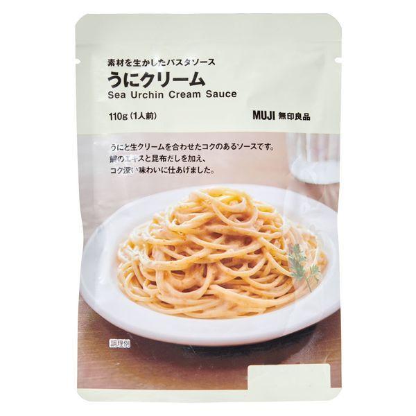 無印良品 素材を生かしたパスタソース うにクリーム 110g 1人前 良品計画 化学調味料不使用 Lohaco Paypayモール店 通販 Paypayモール