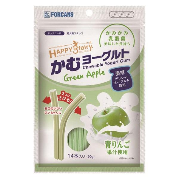 ハッピー スリーフェアリー 歯磨きガム かむヨーグルト 青リンゴ 14本 ドッグフード 犬 おやつ 歯磨き Lohaco Paypayモール店 通販 Paypayモール