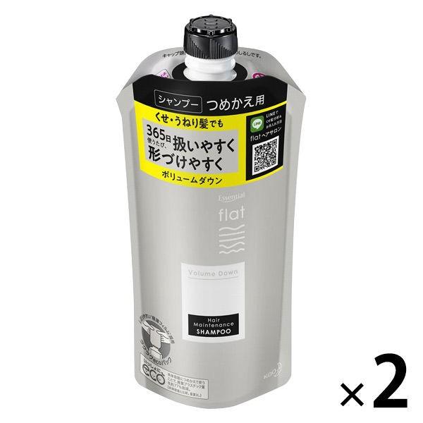 エッセンシャル flat フラット ボリュームダウン シャンプー 詰め替え 340ml 2個 花王 LOHACO PayPayモール店 - 通販 - PayPayモール エッセンシャル flat フラット ボリュームダウン シャンプー 詰め替え 340ml 2個 花王 LOHACO PayPayモール店 - 通販 - PayPayモール