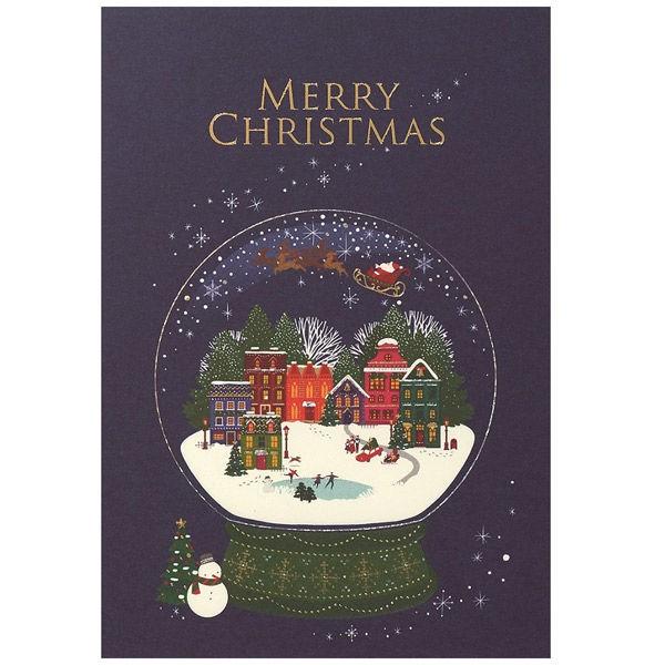 クリスマスカード 2つ折り 箔カード ドーム 封筒付き X38 561 学研ステイフル Lohaco Paypayモール店 通販 Paypayモール