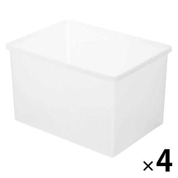 無印良品 ポリプロピレン収納ボックス ワイド 深 1箱 4個入 良品計画 Lohaco Paypayモール店 通販 Paypayモール