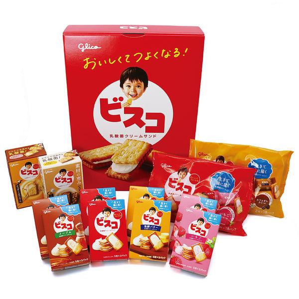 LOHACO Yahoo!店ビスコ ハッピーアソート 1個 年末年始 子供向け ギフト 詰め合わせ 江崎グリコ クリスマス その他スナック、お ...