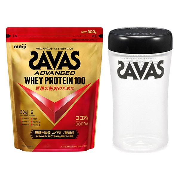 ザバス(SAVAS) ホエイプロテイン ココア味 900g 1袋 ザバス プロテイン