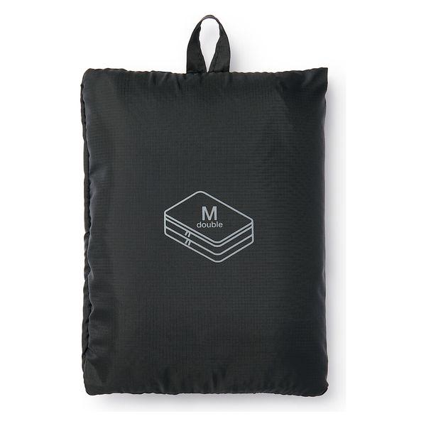 ポリエステルたためる仕分けケース 黒 ダブルタイプM 通販 ポリエステルたためる仕分けケース M 約26×40×10cm