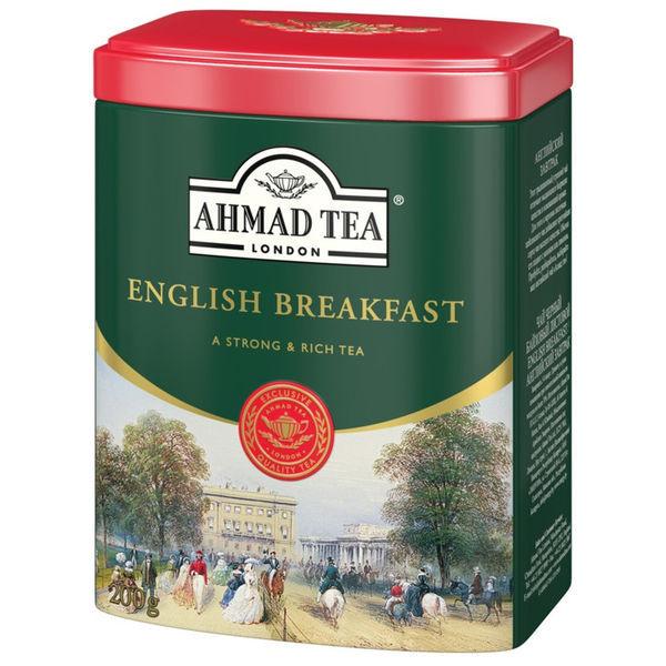 【 紅茶 茶葉 】 AHMAD TEA (アーマッドティー） イングリッシュブレックファースト　1缶 200g ［リーフティー］