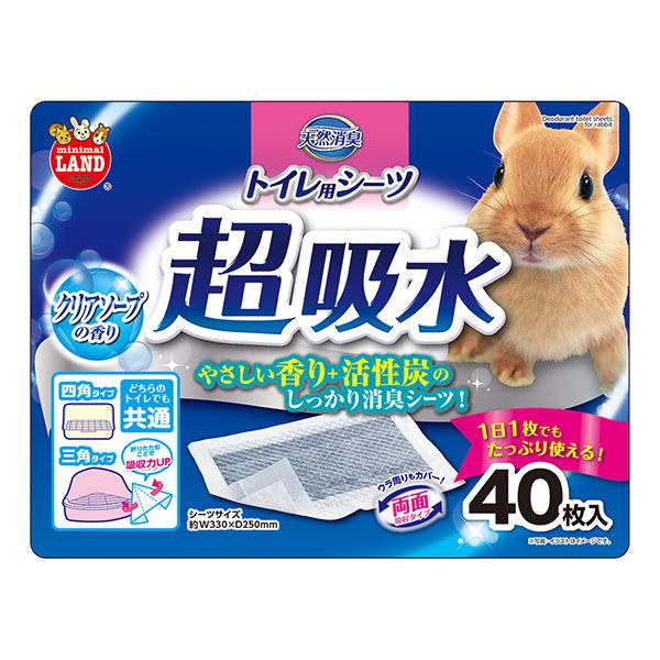天然消臭 トイレ用シーツ 小動物 せっけんの香り 40枚 うさぎ 1袋 マルカン Lohaco Paypayモール店 通販 Paypayモール