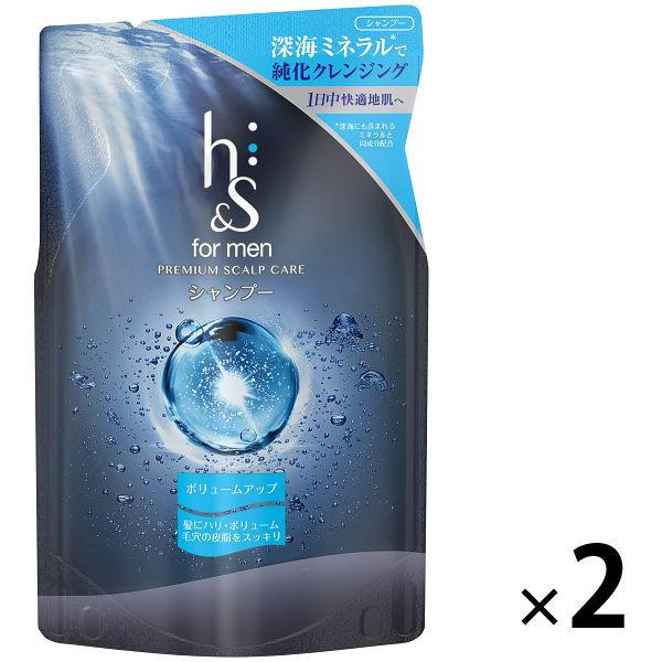 H S For Men エイチアンドエス ボリュームアップ プレミアムスカルプケア シャンプー 詰め替え 300ml 2個 メンズ P G Lohaco Paypayモール店 通販 Paypayモール
