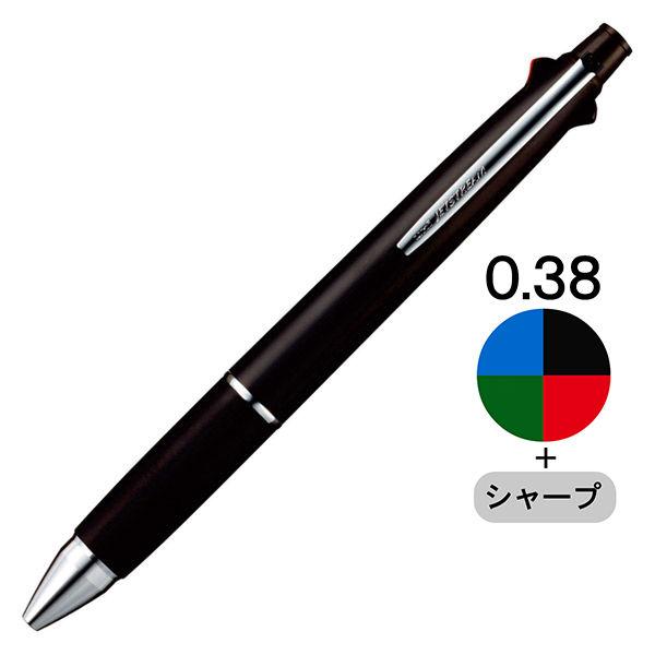 ジェットストリーム4&amp;1 多機能ペン 0.38mm ブラック軸 黒 4色+シャープ MSXE510003824 三菱鉛筆uni