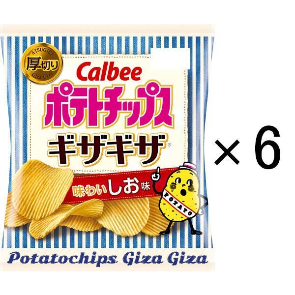 カルビー ポテトチップスギザギザ味わいしお味60g 1セット 6袋 Lohaco Paypayモール店 通販 Paypayモール