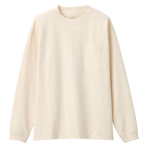 無印良品 太番手天竺編みポケット付長袖tシャツ 紳士 L 生成 良品計画 Lohaco Paypayモール店 通販 Paypayモール