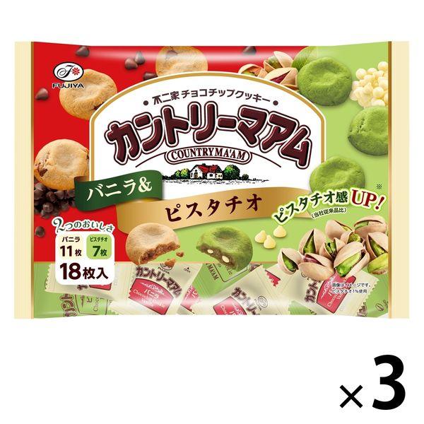 カントリーマアム バニラ ピスタチオ 18枚 3袋 不二家 クッキー ビスケット Nh Lohaco Yahoo 店 通販 Yahoo ショッピング