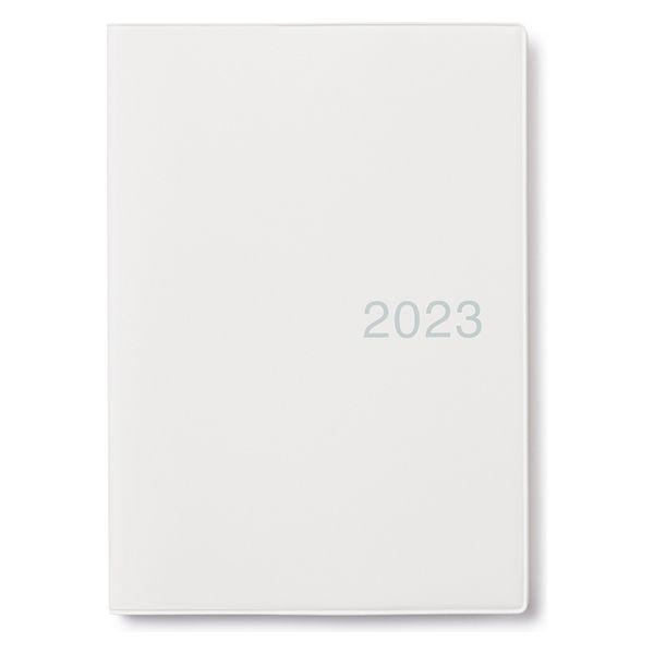 無印良品 上質紙月曜始まりマンスリーウィークリーノート 2022年12月始まり A5 ホワイトグレー 良品計画