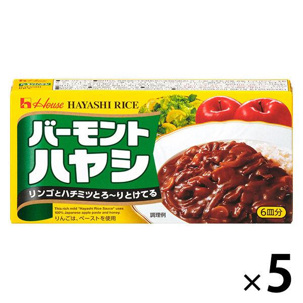 【アウトレット】ハウス食品 バーモントハヤシ 120g 1セット（5個）ハヤシルゥ