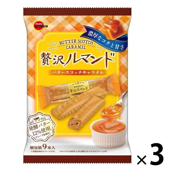 贅沢ルマンド バタースコッチキャラメル 3袋 ブルボン ビスケット クッキー 洋菓子 Nx Lohaco Yahoo 店 通販 Yahoo ショッピング