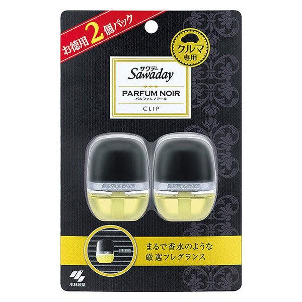 サワデー クルマ専用クリップ パルファムノアール 6ml 1パック 2個入 消臭剤 車 芳香剤 小林製薬 Lohaco Paypayモール店 通販 Paypayモール