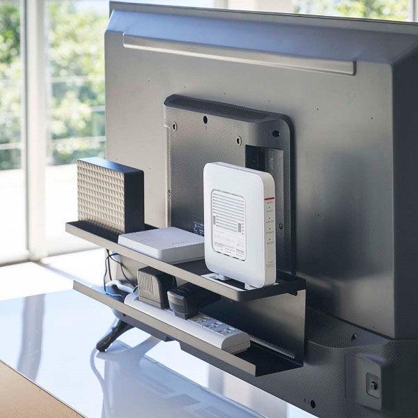 テレビ裏 収納 ラック スマート ブラック 1個 山崎実業 Lohaco Paypayモール店 通販 Paypayモール