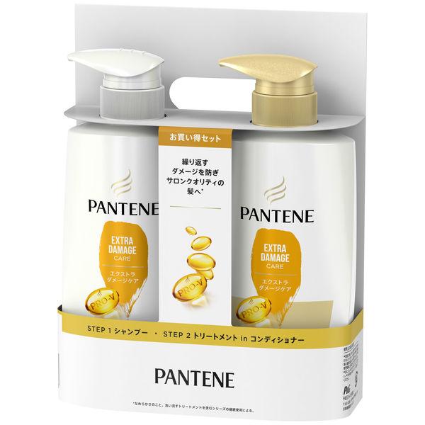 数量限定】 パンテーン エクストラダメージケア 2ステップ シャンプー 400ml+コンディショナー 400g ポンプ P&G  :PA85674:LOHACO Yahoo!店 - 通販 - Yahoo!ショッピング