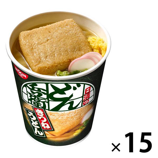 カップ麺　日清食品　日清タテ型どん兵衛　きつねうどん　72g　1セット（3食）