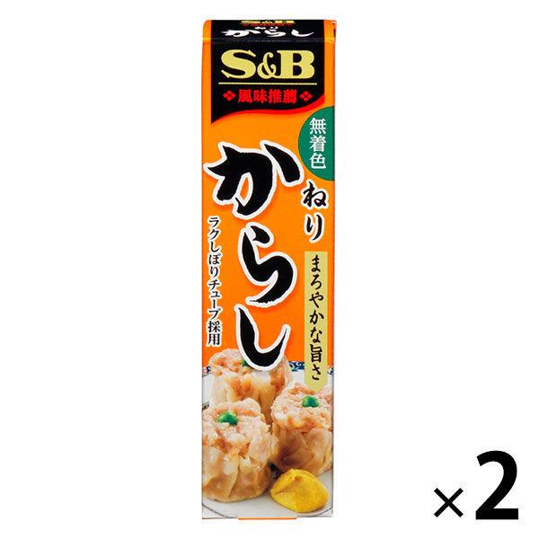 エスビー食品 S&amp;B 風味推薦 ねりからし 43g 2本