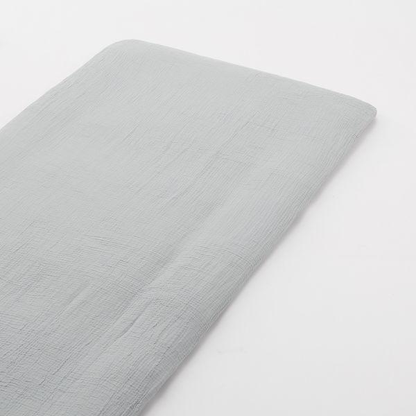 無印良品 綿三重ガーゼ敷ふとんシーツ ゴム付き S グレー 100 210cm用 良品計画 Lohaco Paypayモール店 通販 Paypayモール