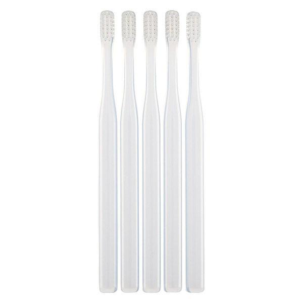 無印良品 ポリプロピレン歯ブラシ/5本セット 白 良品計画