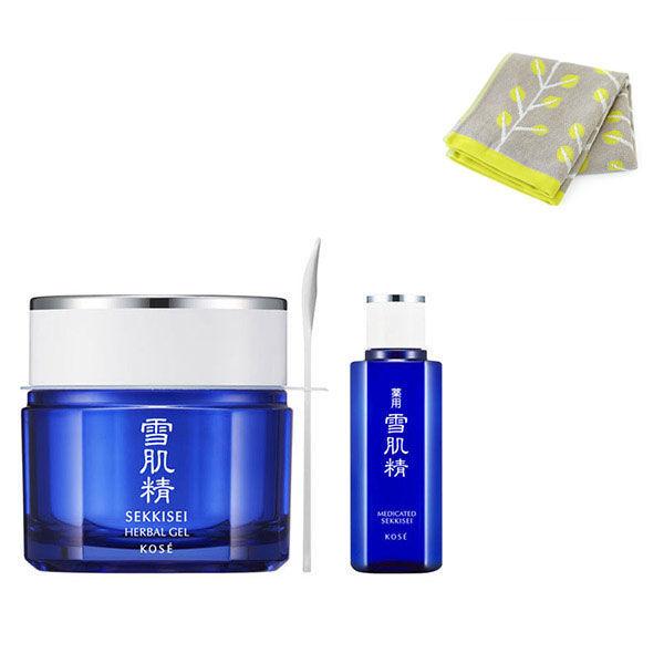 数量限定 雪肌精 ハーバル ジェル 化粧水ミニセット フェイスタオル付 Lohaco Paypayモール店 通販 Paypayモール