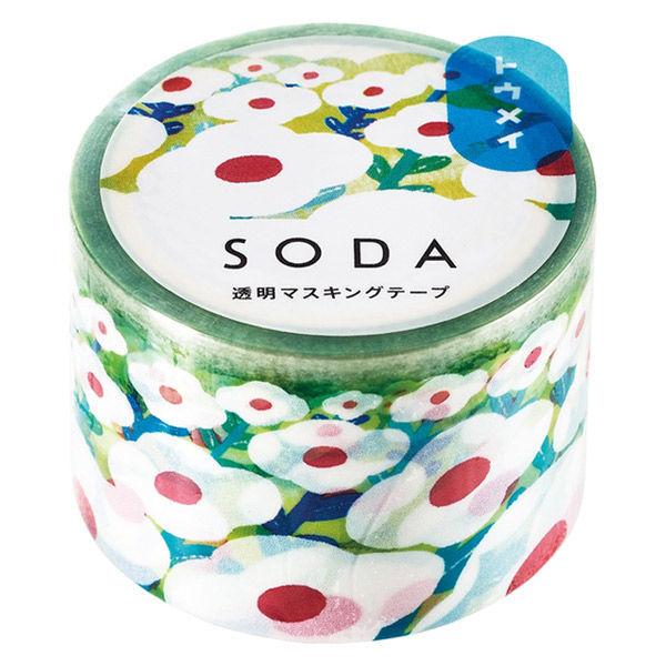 キングジム Soda 透明マスキングテープ ハナバタケ Cmt30 007 Lohaco Paypayモール店 通販 Paypayモール